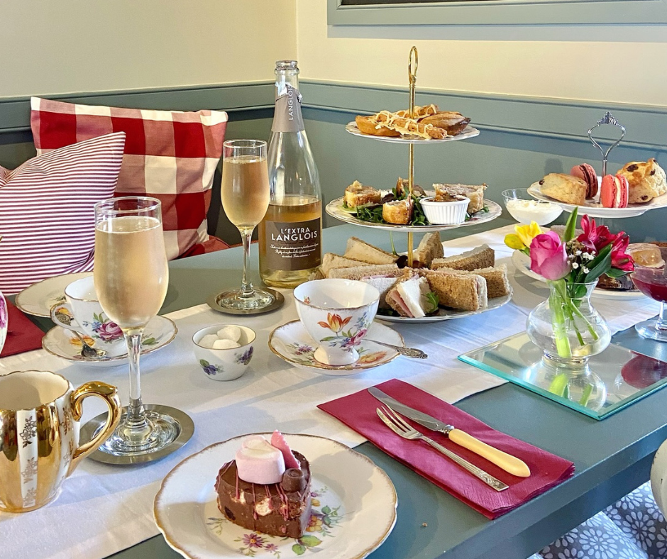 The Chocolate Teapot afternoon tea selection on the suffolk coast