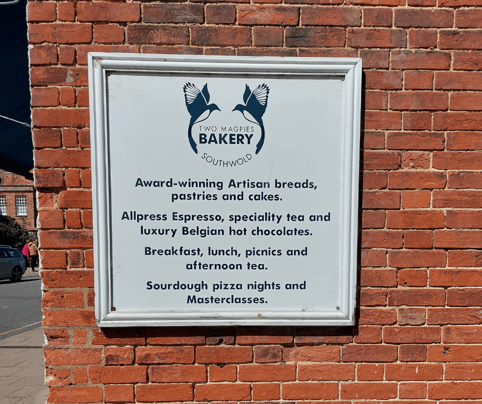 Two Magpies Noticeboard