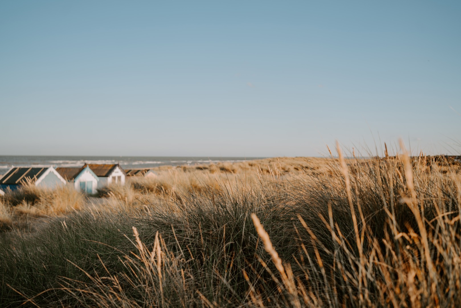 Southwold beach in May.